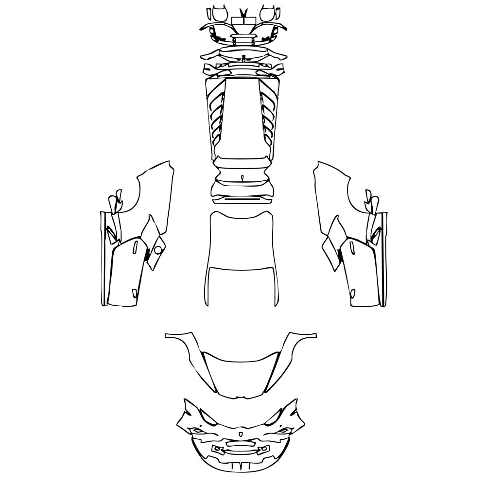 Pre-Cut PPF Lamborghini Huracan Huracan EVO RWD Coupe 2020 - PPF-Kits