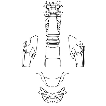 Pre-Cut PPF Lamborghini Huracan Huracan EVO RWD Coupe 2020 - PPF-Kits