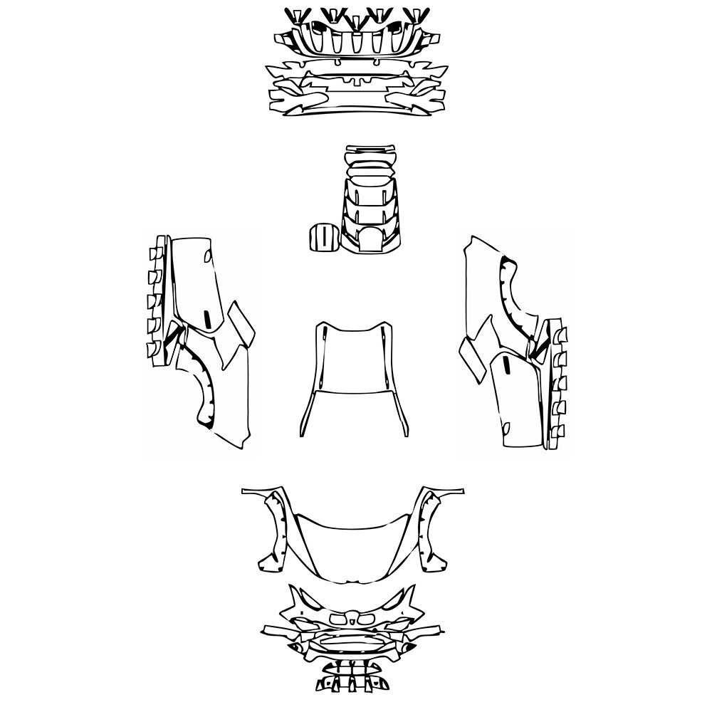 Pre-Cut PPF Lamborghini Huracan Huracan Sterrato 2023 - PPF-Kits