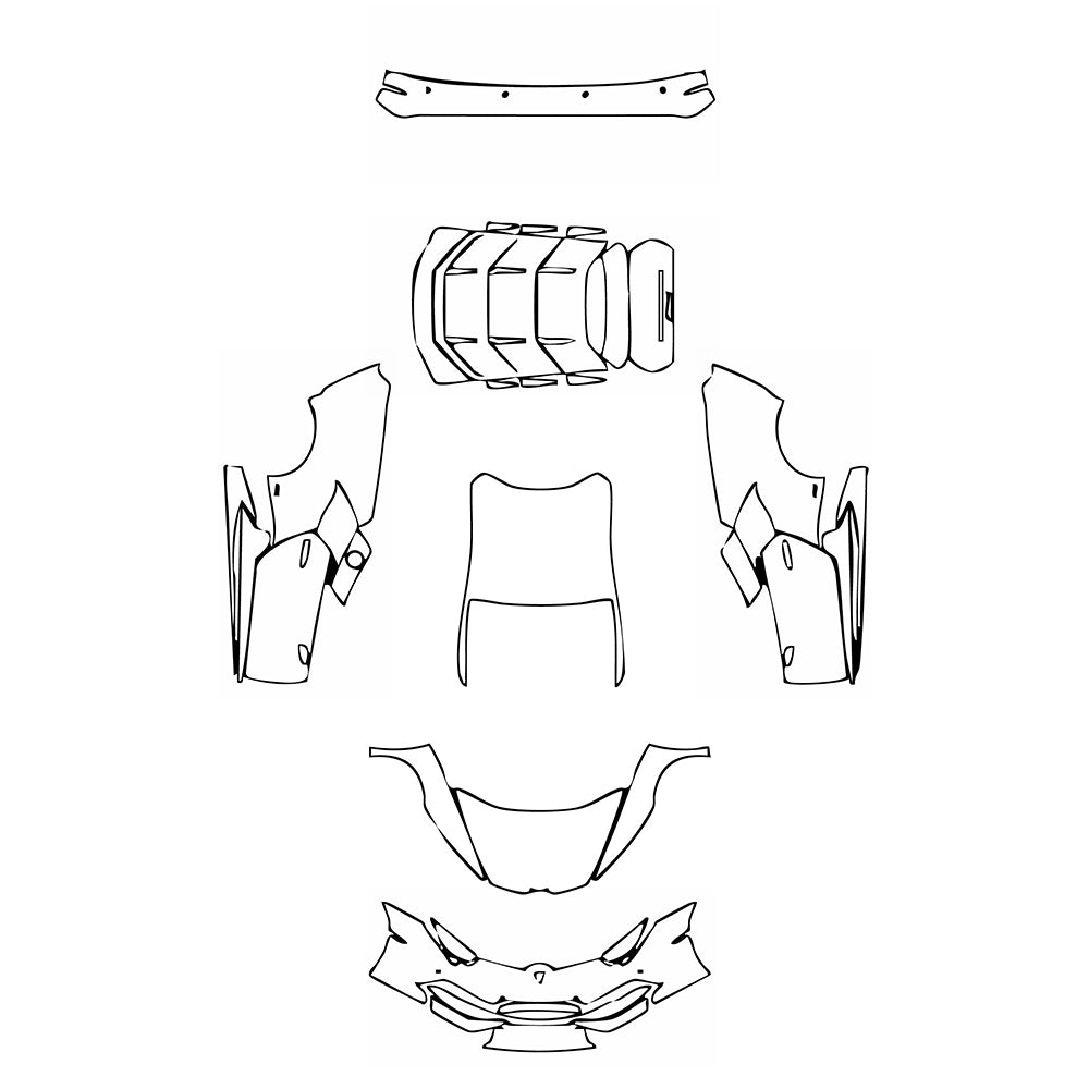 Pre-Cut PPF Lamborghini Huracan Huracan (LP610-4) Coupe 2015 - PPF-Kits