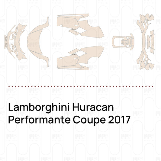 Voorgesneden PPF Lamborghini Huracan Performante Coupe 2017