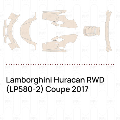 Voorgesneden PPF Lamborghini Huracan RWD (LP580-2) Coupe 2017