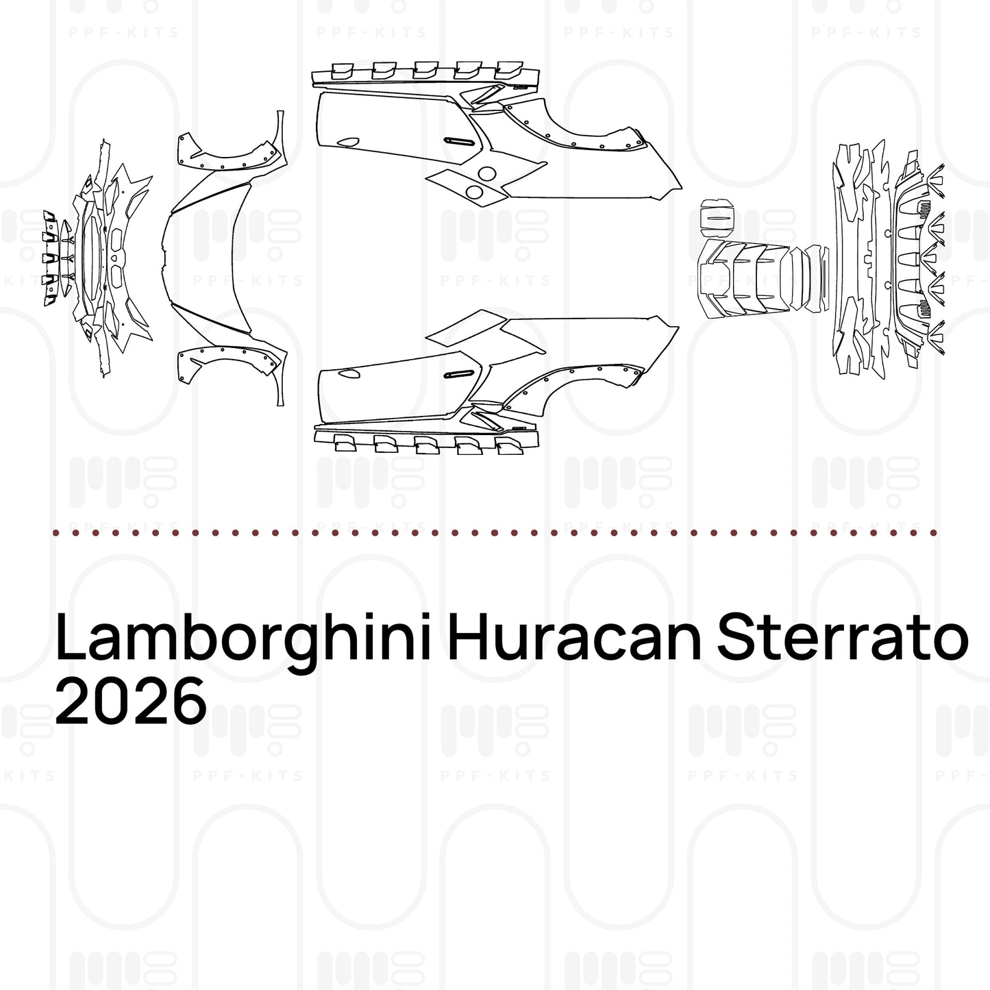 Voorgesneden PPF Lamborghini Huracan Sterrato 2026