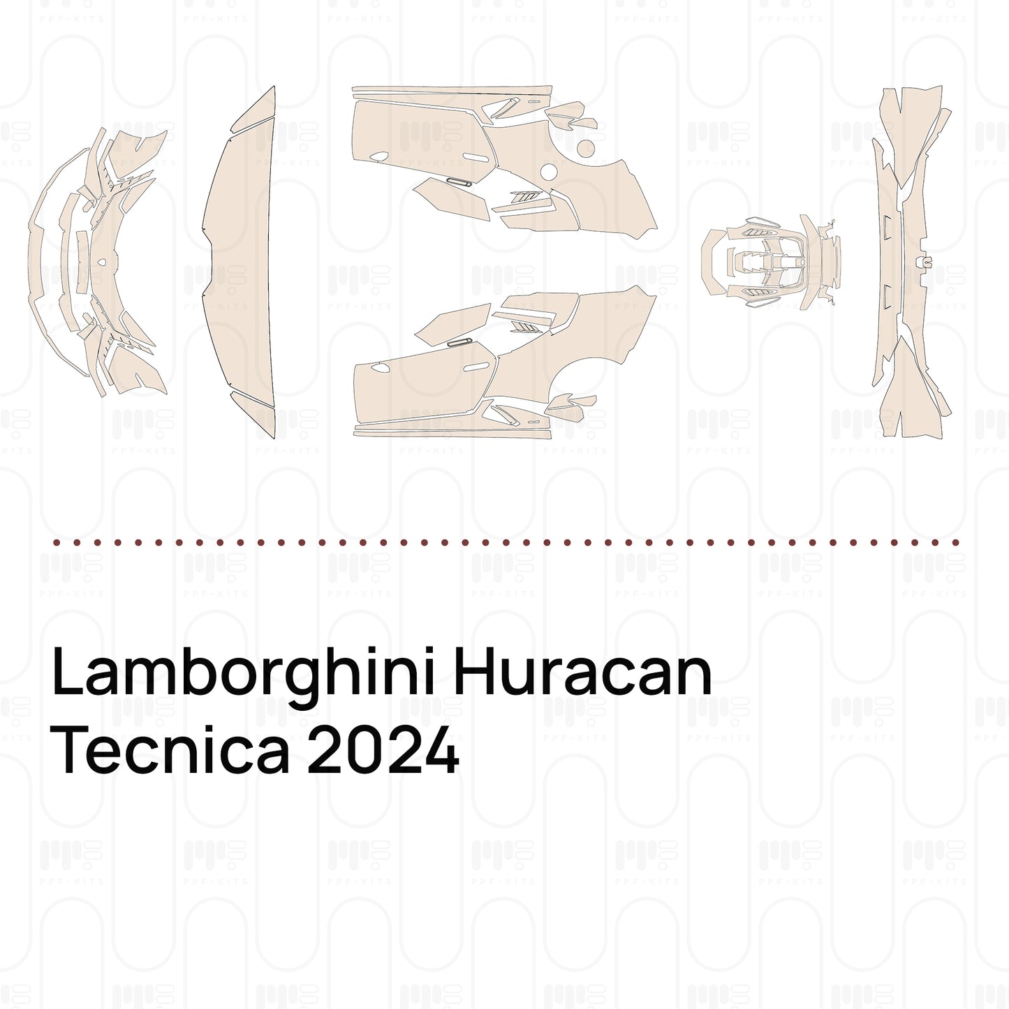 Voorgesneden PPF Lamborghini Huracan Tecnica 2024