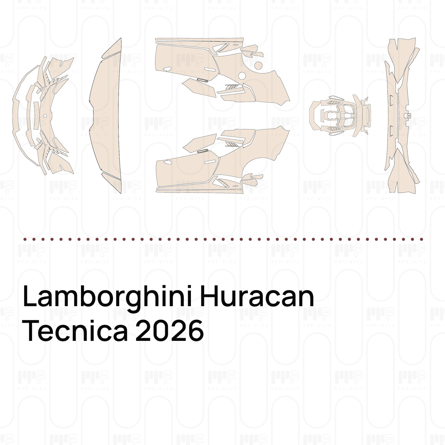 Voorgesneden PPF Lamborghini Huracan Tecnica 2026