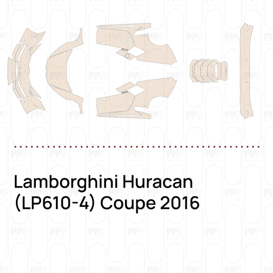 Voorgesneden PPF Lamborghini Huracan (LP610-4) Coupe 2016