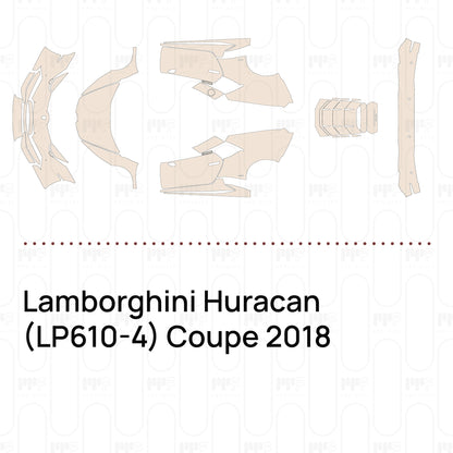 Voorgesneden PPF Lamborghini Huracan (LP610-4) Coupe 2018