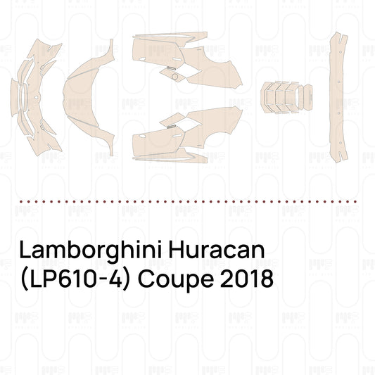 Voorgesneden PPF Lamborghini Huracan (LP610-4) Coupe 2018