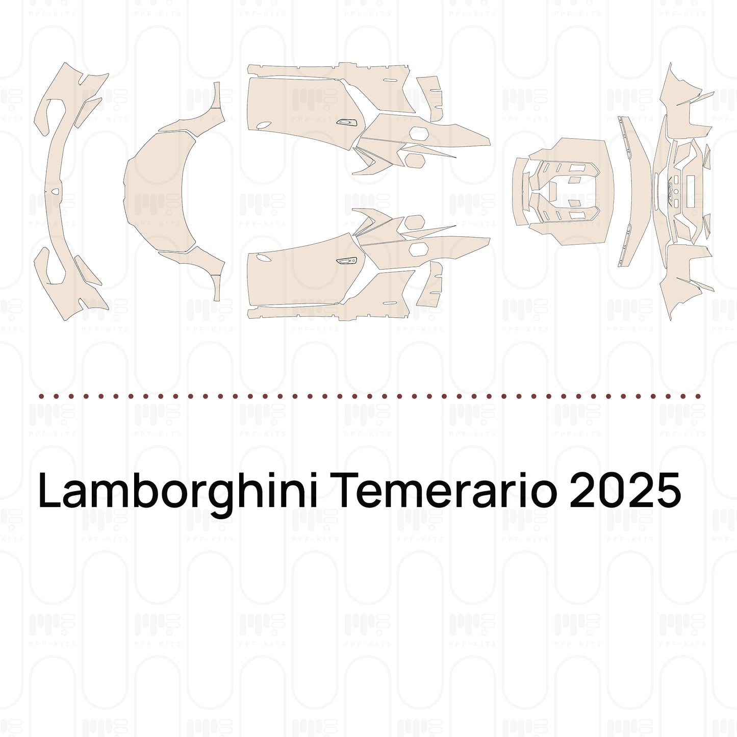 Voorgesneden PPF Lamborghini Temerario 2025