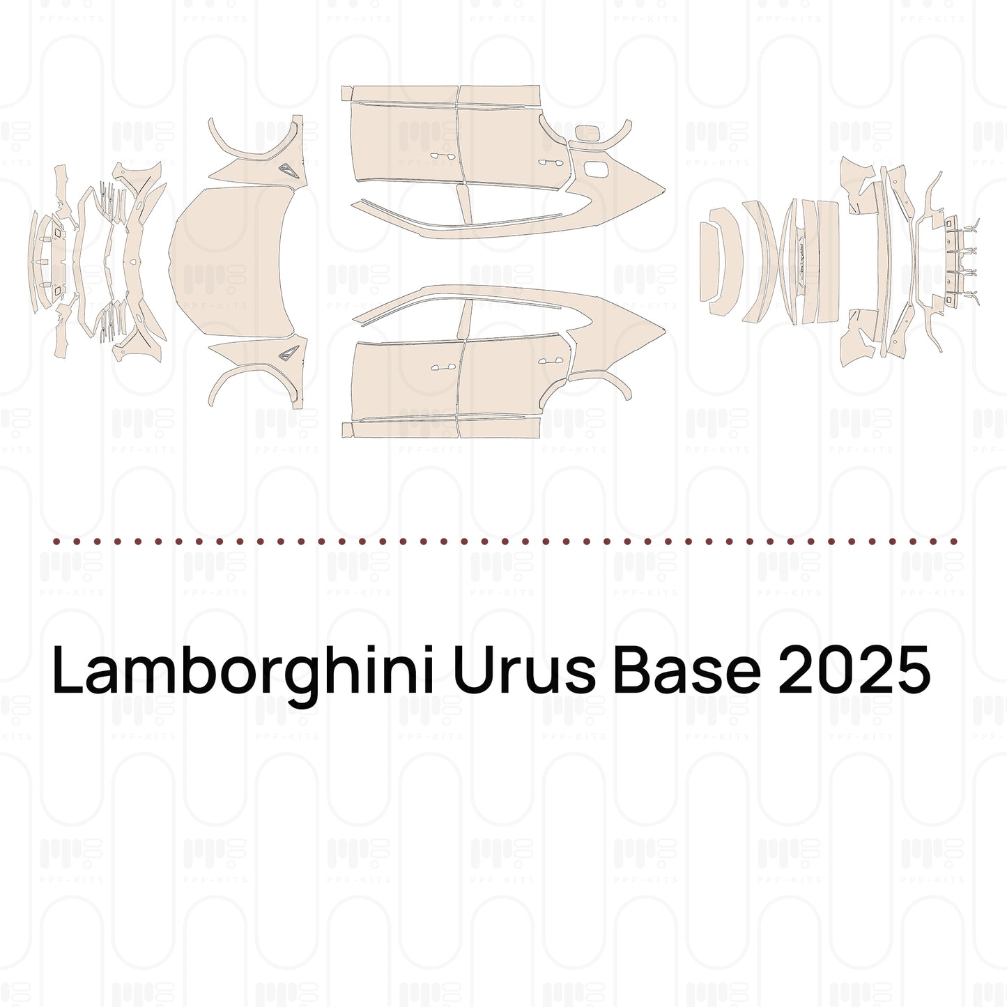 Voorgesneden PPF Lamborghini Urus Base 2025