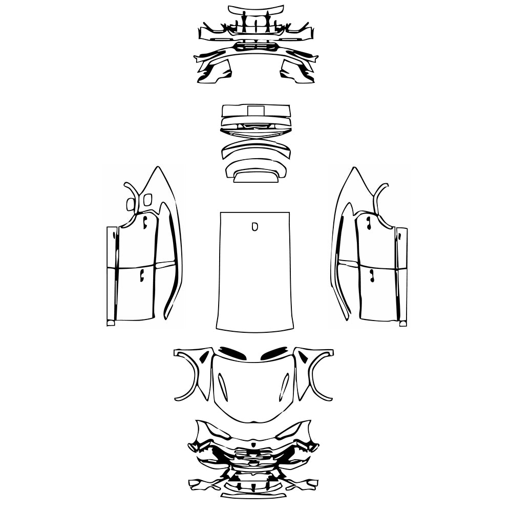 Pre-Cut PPF Lamborghini Urus S 2024 - PPF-Kits
