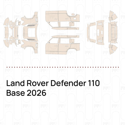 Voorgesneden PPF Land Rover Defender 110 Base 2026