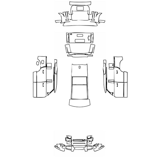 Pre-Cut PPF Land Rover Defender 110 Diablo Special Edition (China only) 2022 - PPF-Kits