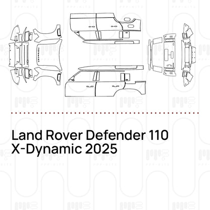 Voorgesneden PPF Land Rover Defender 110 X-Dynamic 2025