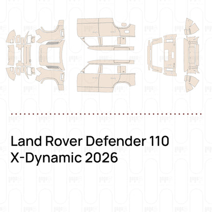 Voorgesneden PPF Land Rover Defender 110 X-Dynamic 2026