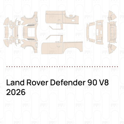 Voorgesneden PPF Land Rover Defender 90 V8 2026