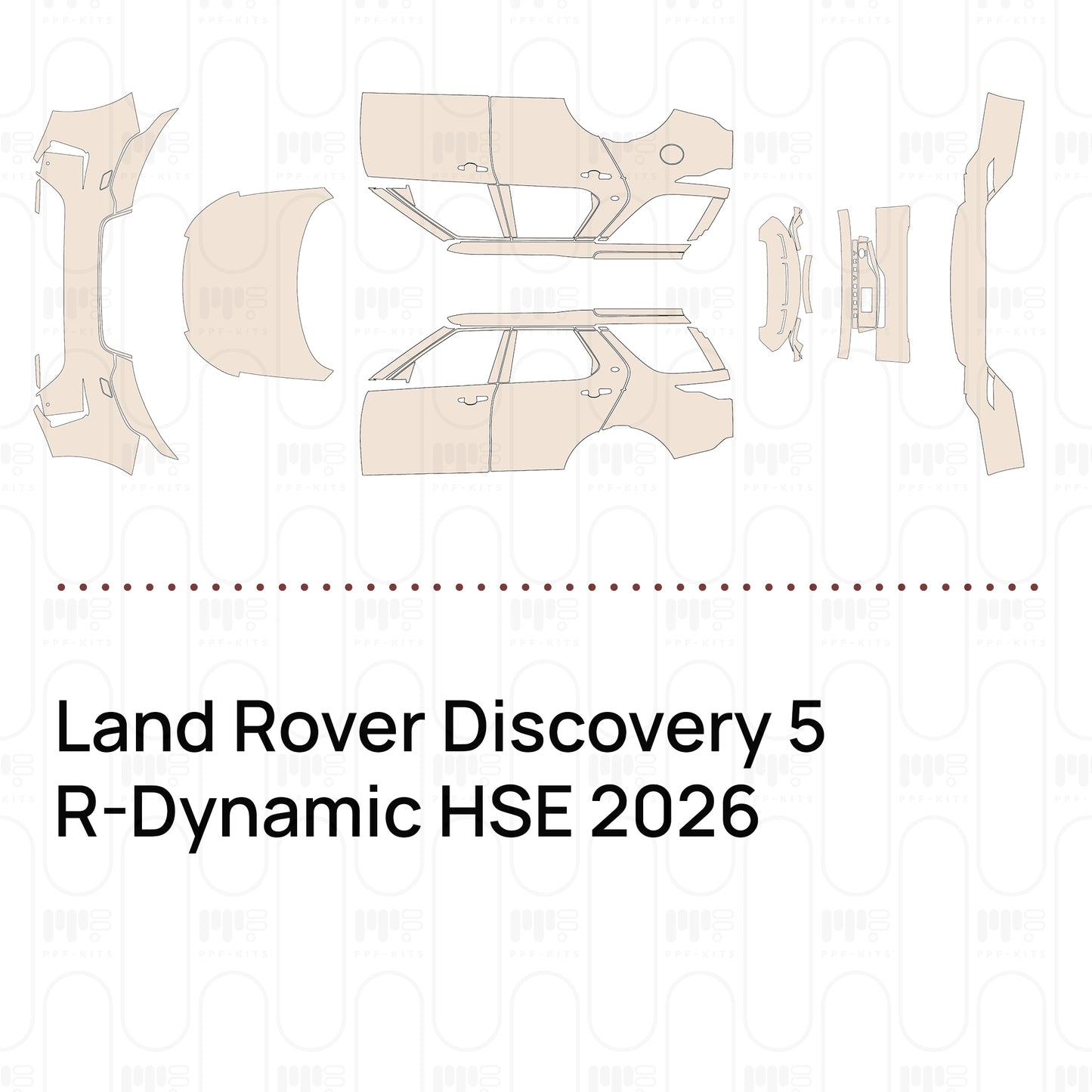 Voorgesneden PPF Land Rover Discovery 5 R-Dynamic HSE 2026