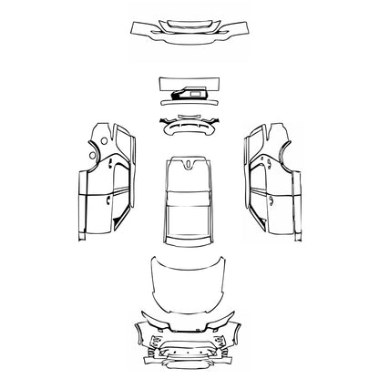 Pre-Cut PPF Land Rover Discovery Discovery 5 R-Dynamic S 2025 - PPF-Kits