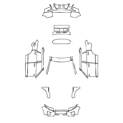 Pre-Cut PPF Land Rover Range Rover Evoque 5 Doors Base 2015 - PPF-Kits
