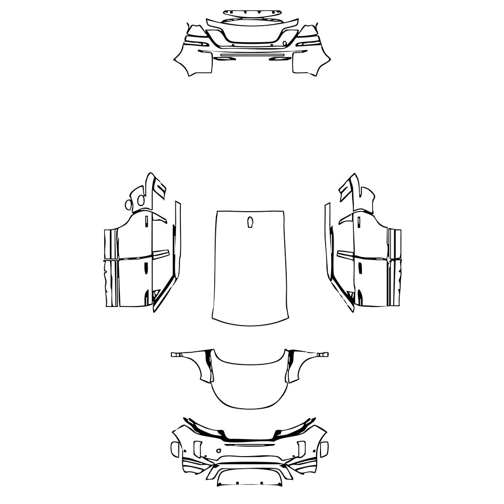 Pre-Cut PPF Land Rover Range Rover Evoque 5 Doors Base 2023 - PPF-Kits