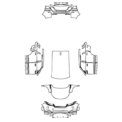Pre-Cut PPF Land Rover Range Rover Evoque 5 Doors Base 2023 - PPF-Kits
