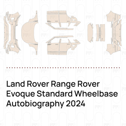 Voorgesneden PPF Land Rover Range Rover Evoque Standard Wheelbase Autobiography 2024