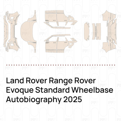 Voorgesneden PPF Land Rover Range Rover Evoque Standard Wheelbase Autobiography 2025