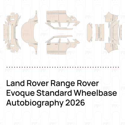 Voorgesneden PPF Land Rover Range Rover Evoque Standard Wheelbase Autobiography 2026