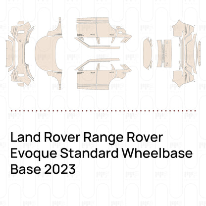 Voorgesneden PPF Land Rover Range Rover Evoque Standard Wheelbase Base 2023