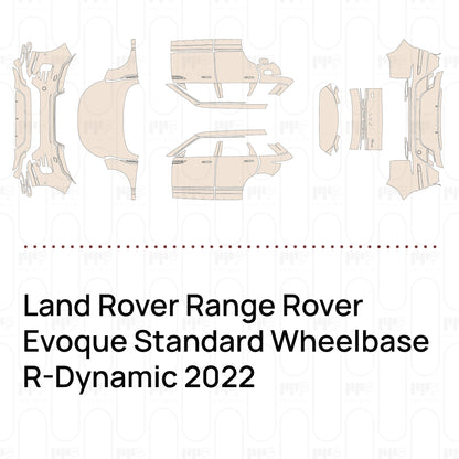 Voorgesneden PPF Land Rover Range Rover Evoque Standard Wheelbase R-Dynamic 2022