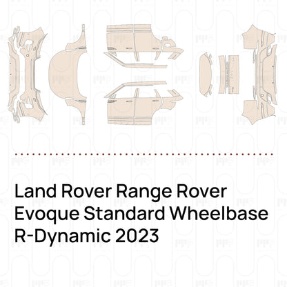 Voorgesneden PPF Land Rover Range Rover Evoque Standard Wheelbase R-Dynamic 2023