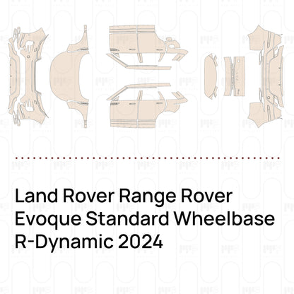 Voorgesneden PPF Land Rover Range Rover Evoque Standard Wheelbase R-Dynamic 2024