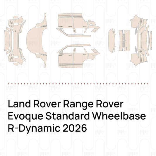 Voorgesneden PPF Land Rover Range Rover Evoque Standard Wheelbase R-Dynamic 2026
