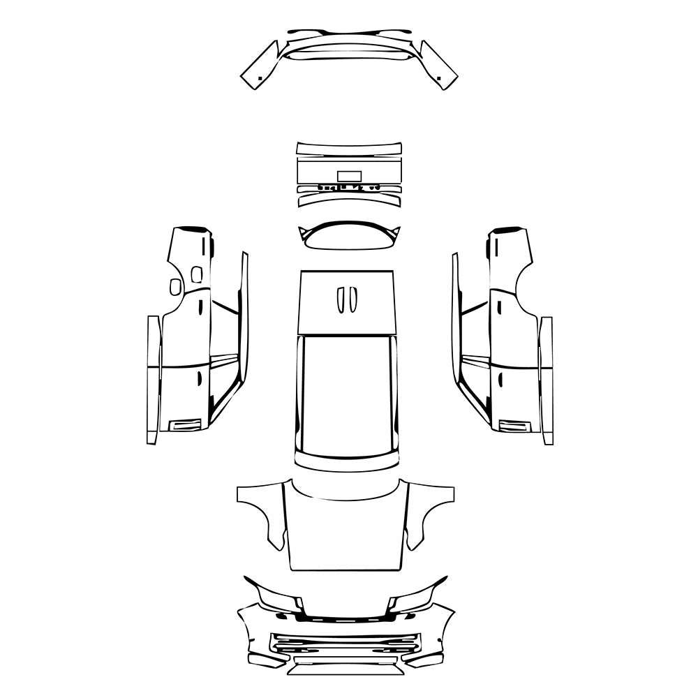 Pre-Cut PPF Land Rover Range Rover Extended Wheelbase Base 2024 - PPF-Kits