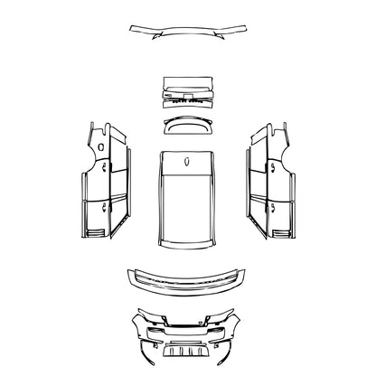 Pre-Cut PPF Land Rover Range Rover Extended Wheelbase SVAutobiography 2022 - PPF-Kits
