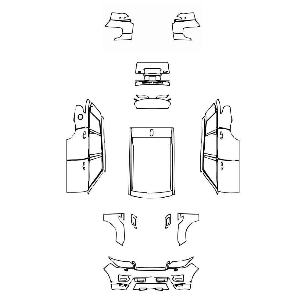 Pre-Cut PPF Land Rover Range Rover Sport HSE Dynamic 2017 - PPF-Kits
