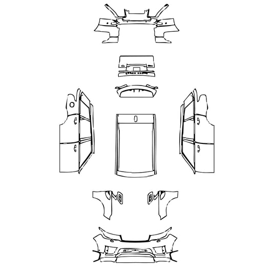 Pre-Cut PPF Land Rover Range Rover Sport HSE Dynamic 2020 - PPF-Kits