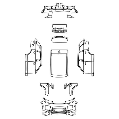 Pre-Cut PPF Land Rover Range Rover Sport SVR 2020 - PPF-Kits