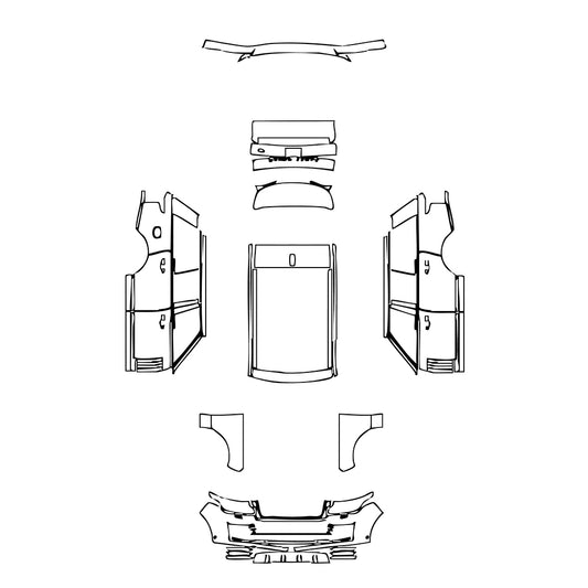 Pre-Cut PPF Land Rover Range Rover Standard Wheelbase Base 2022 - PPF-Kits