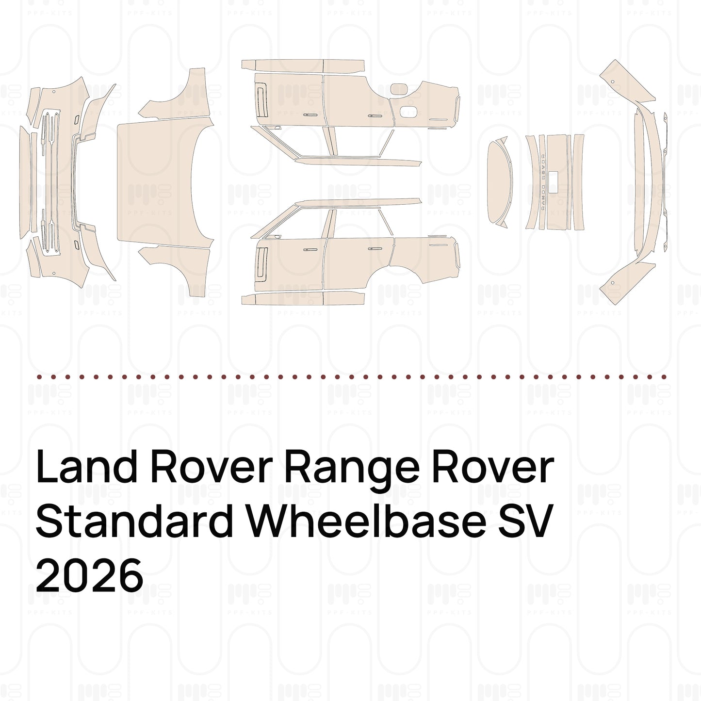Voorgesneden PPF Land Rover Range Rover Standard Wheelbase SV 2026