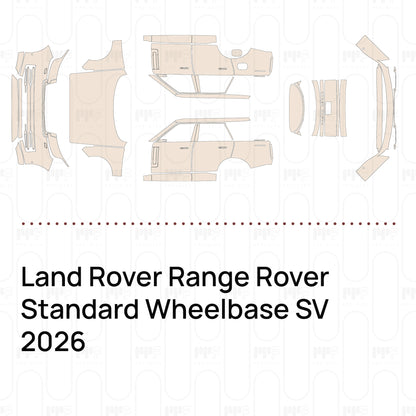 Voorgesneden PPF Land Rover Range Rover Standard Wheelbase SV 2026