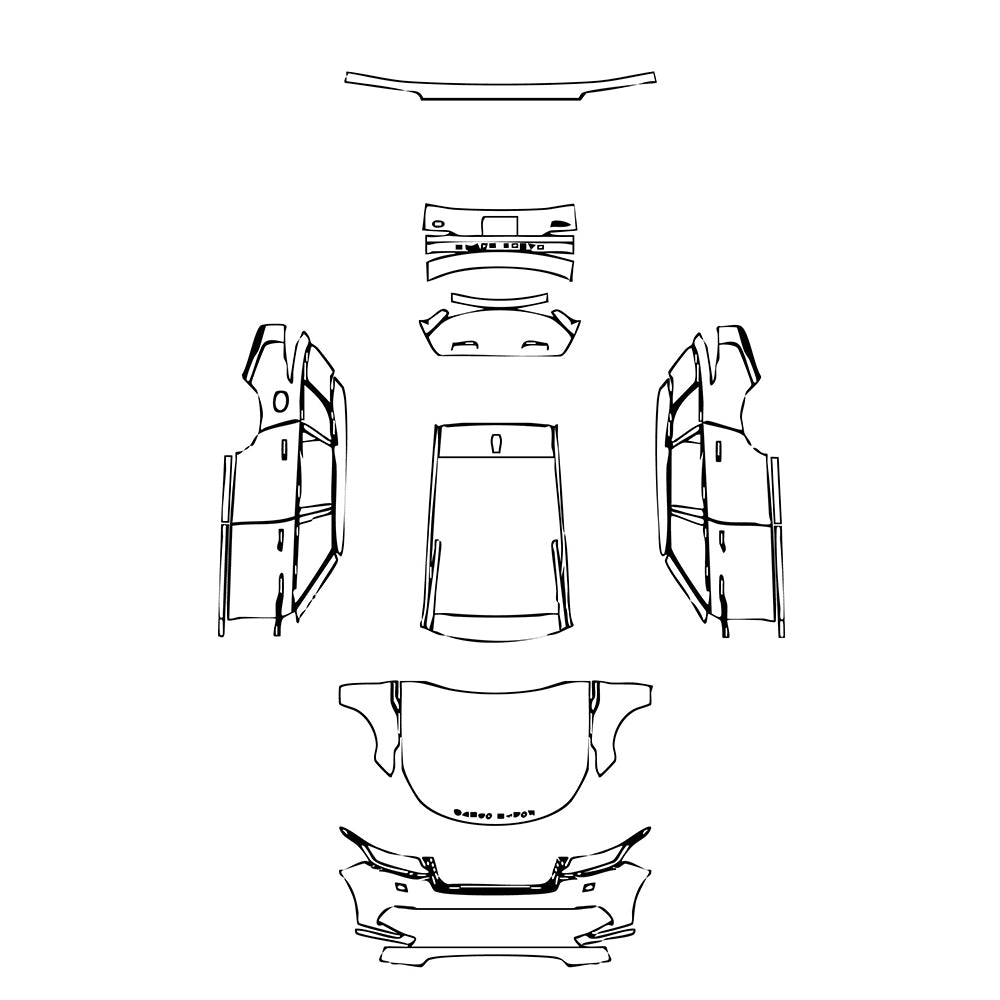 Pre-Cut PPF Land Rover Range Rover Velar Base 2018 - PPF-Kits