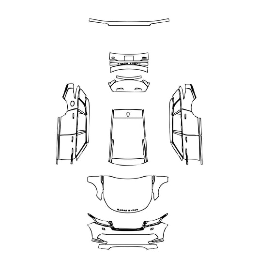 Pre-Cut PPF Land Rover Range Rover Velar Base 2018 - PPF-Kits