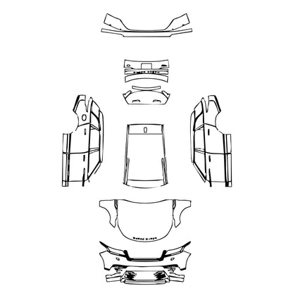 Pre-Cut PPF Land Rover Range Rover Velar R-Dynamic HSE 2024 - PPF-Kits