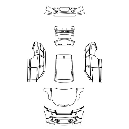Pre-Cut PPF Land Rover Range Rover Velar R-Dynamic SE 2020 - PPF-Kits