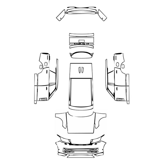 Pre-Cut PPF Land Rover Range Rover (23style) Long Wheelbase Autobiography 2023 - PPF-Kits
