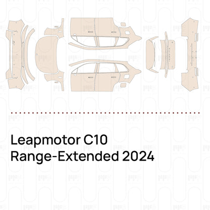 Voorgesneden PPF Leapmotor C10 Range-Extended 2024