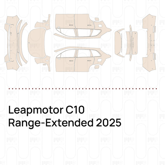 Leapmotor C10 Range-Extended 2025 – Voorgesneden PPF-lakbeschermingsfolie