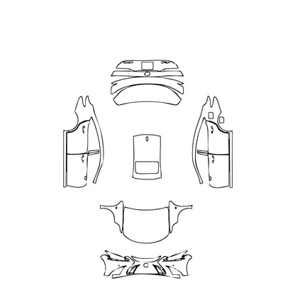 Pre-Cut PPF Lexus ES F Sport 2023 - PPF-Kits