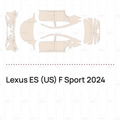 Voorgesneden PPF Lexus ES (US) F Sport 2024